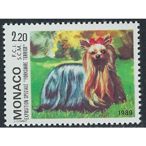 Monaco 1676 MNH 1989 Dog Show (ak3773)