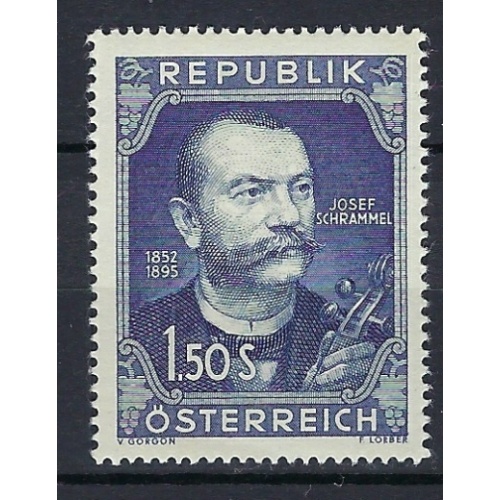 Austria 579 MH 1952 issue (an7728)