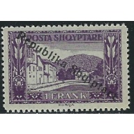 Albania 184 MNH 1925 Overprint (ak5547)