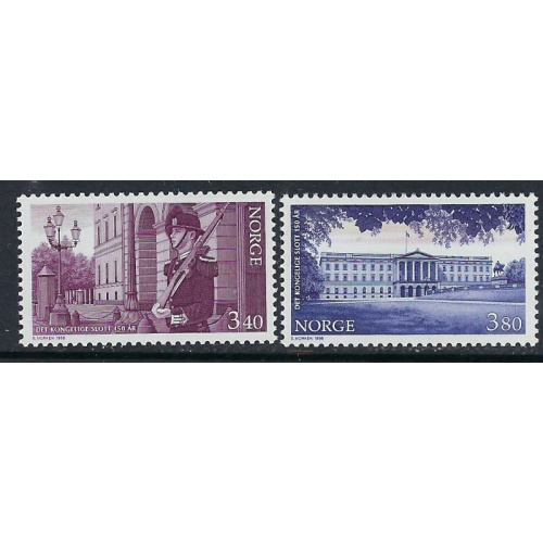 Norway 1206-07 MNH 1998 Royal Palace (ak2772)