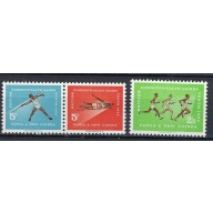 Papua New Guinea 171-73 MNH 1962 Sports (ak2065)
