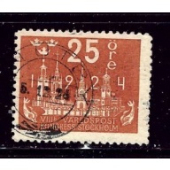 Sweden 201 Used 1924 issue (ap9146)