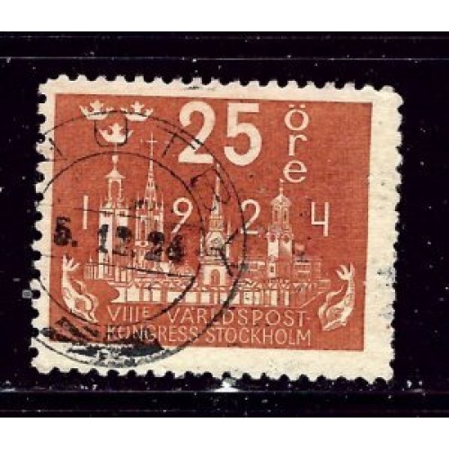 Sweden 201 Used 1924 issue (ap9146)