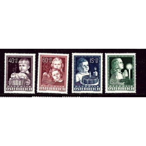 Austria B260-63 MH 1949 set    (ha1021)