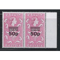South Georgia 30 Pair MNH 1972 Surcharge (fe8225)