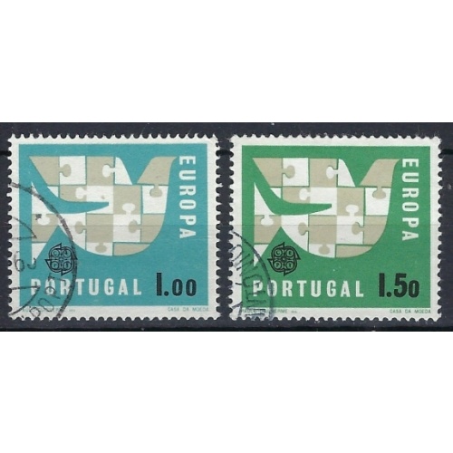 Portugal 916-17 Used 1963 issues (an8733)