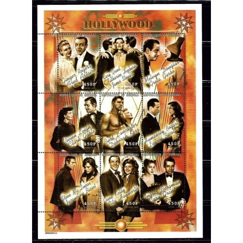 Senegal 1425 MNH 1999 Movie Stars (an4809)