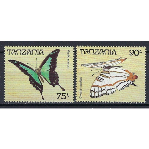 Tanzania 451-52 MNH 1988 Part set (an9227)
