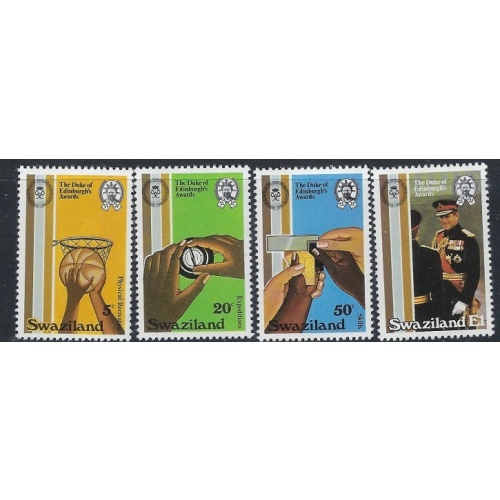 Swaziland 391-94 MNH 1981 Duke of Edinburgh Awards (ak5162)