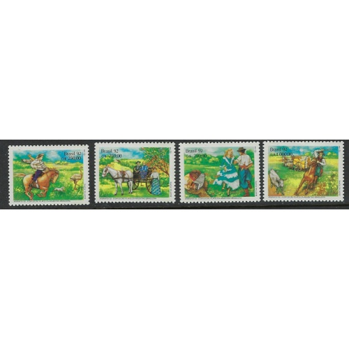 Brazil 2355-58 MNH 1992 set (fe5379)