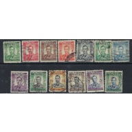 Southern Rhodesia 42-54 Used 1937 set (ak4538)