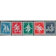 Netherlands B326-30 MNH 1958 Children Playing (fe8749)