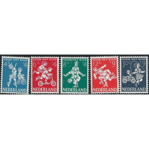 Netherlands B326-30 MNH 1958 Children Playing (fe8749)