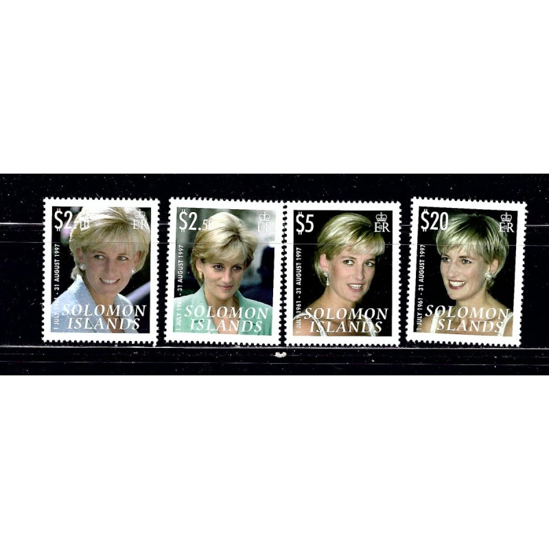 Solomon Is 1096-99 MNH 2007 Princess Diana