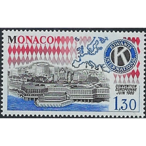 Monaco 1233 MNH 1960 Kiwanis Club (ak3309)