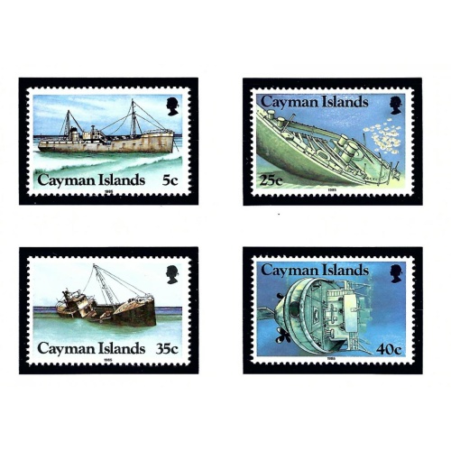 Cayman Is 539-42 MNH 1985 Ships