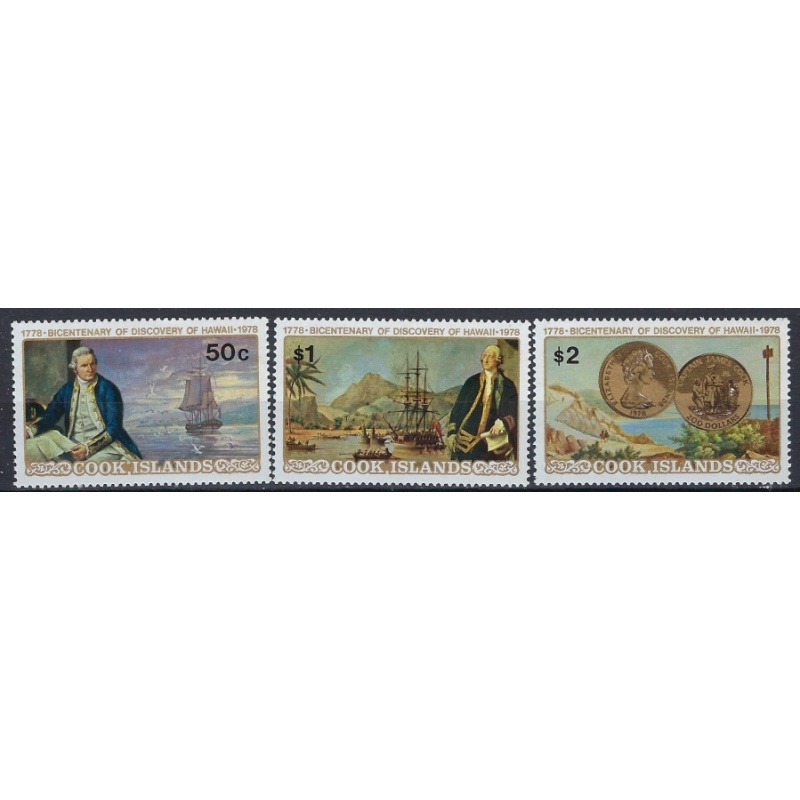 Cook Is 480-82 MNH 1978 set (an8902)