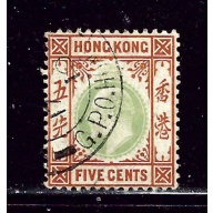 Hong Kong 91 Used 1904 issue