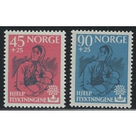 Norway B64-65 MNH 1960 World Refugee Year (an5614)