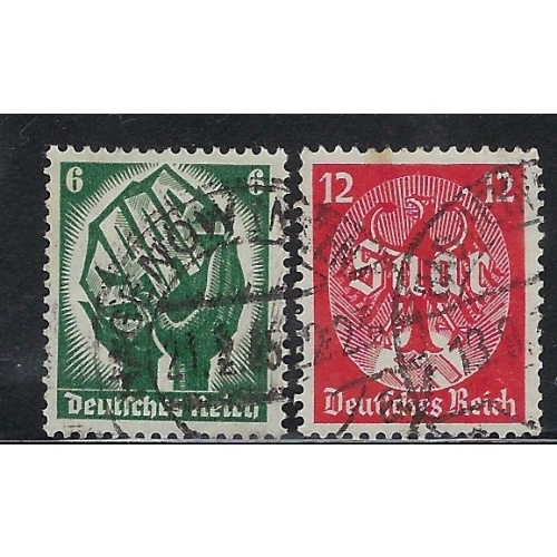 Germany 444-45 Used 1934 set (an6412)