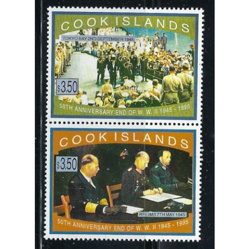 Cook Is 1198 MNH 1985 Pair (fe5595)