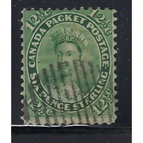 Canada 18 Used 1859 issue (fe4594)