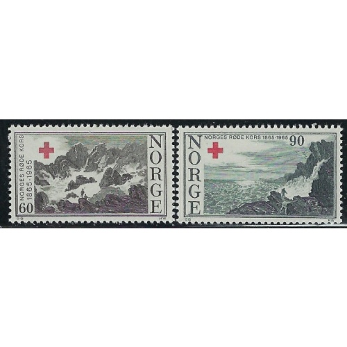 Norway 473-74 MNH 1965 set (fe9501)