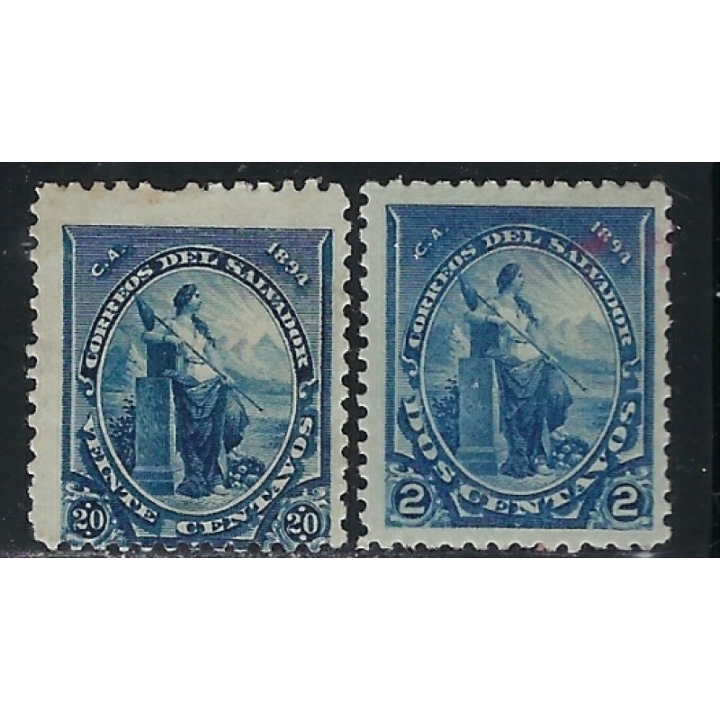 Salvador 92 and 97 MHH 1894 issues (an5249)