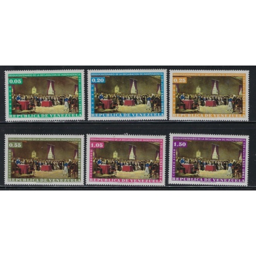 Venezuela 812-14; C804-06 MNH 1962 set (fe1945)