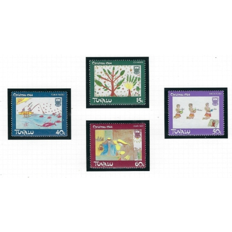 Tuvalu 267-70 MNH 1984 Christmas (an4990)