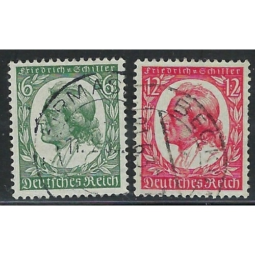 Germany 446-47 Used 1934 set (an6405)
