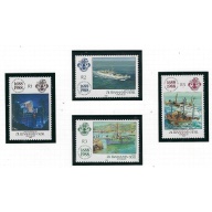 Zil Elwannyen Sesel 146-49 MNH 1988 Lloyd's List (Ships) (ap9738)