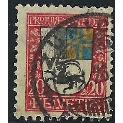 Switzerland B35 Used 1925 issue (fe9721)