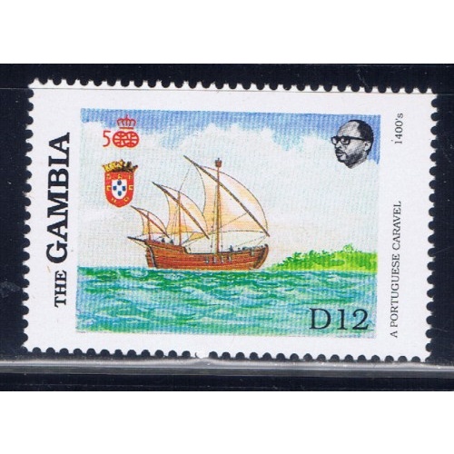 Gambia 795 NH 1988 Sailing Ship