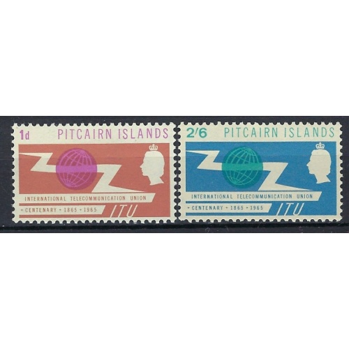 Pitcairn Is 52-53 MH 1965 ITU (an7620)