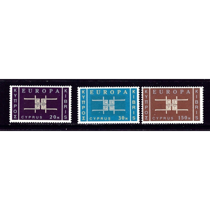Cyprus 229-31 MNH 1963 Europa