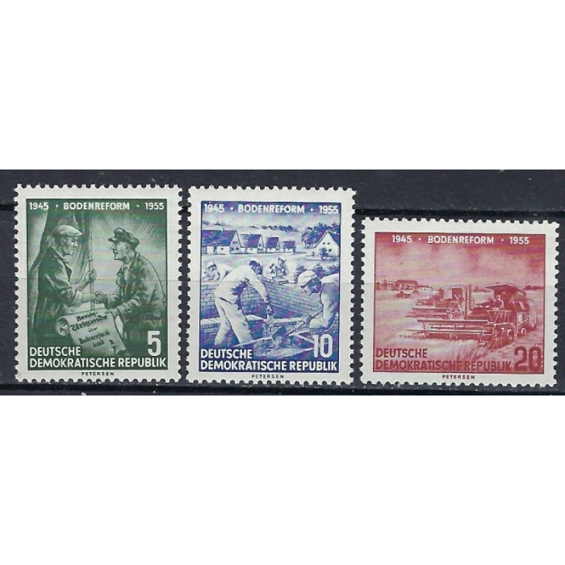 Germany DDR 255-57 MH 1955 set (ak2340)