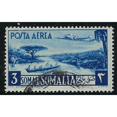Somalia C25 CTO 1950 issue; has gum (fe8521)