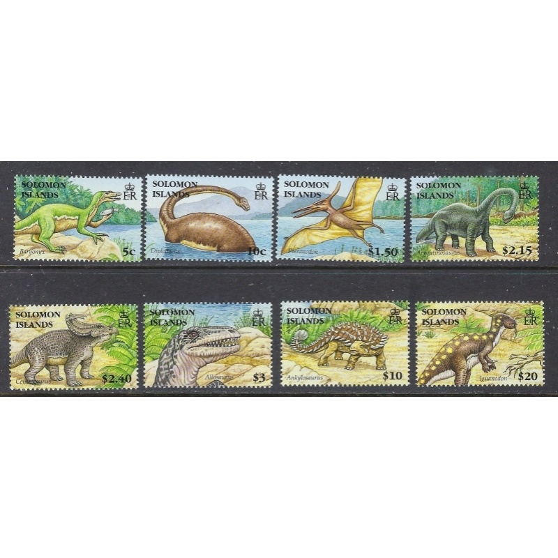 Solomon Is 1062-69 MNH 2006 Prehistoric Animals (ap7310)