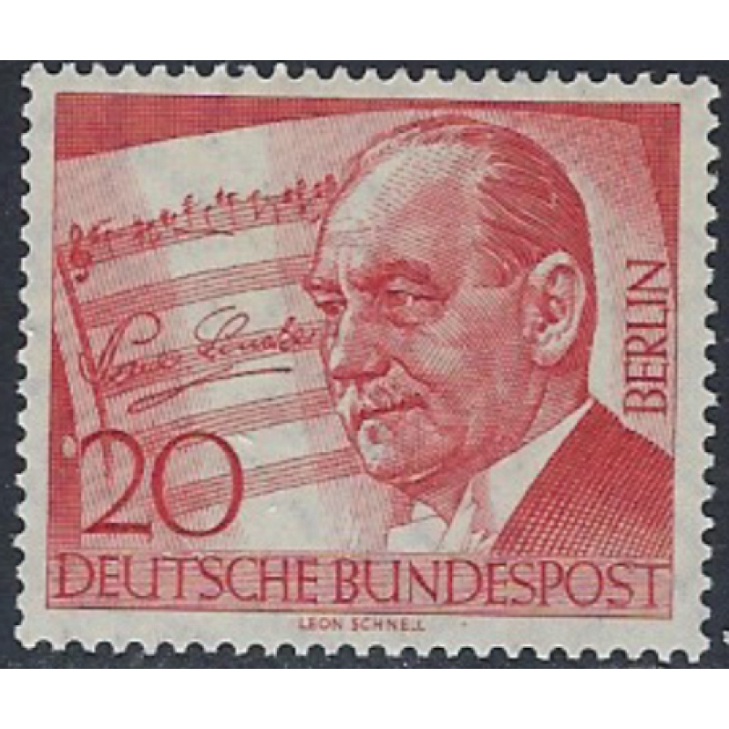 Germany Berlin 9N142 MLH 1956 issue (ak6631)