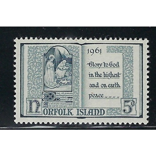 Norfolk Is 44 MLH 1961 issue (an3266)