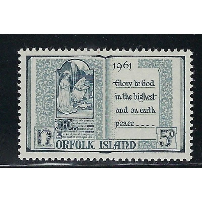 Norfolk Is 44 MLH 1961 issue (an3266)
