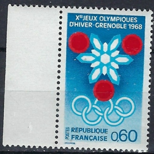 France 1176 MH 1967 Olympics (ak1386)