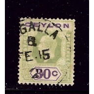 Ceylon 208 Used 1912 issue