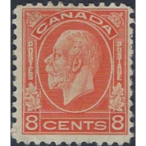 Canada 200 MH 1932 issue; paper remnants and pencil notations on back (ak6729)