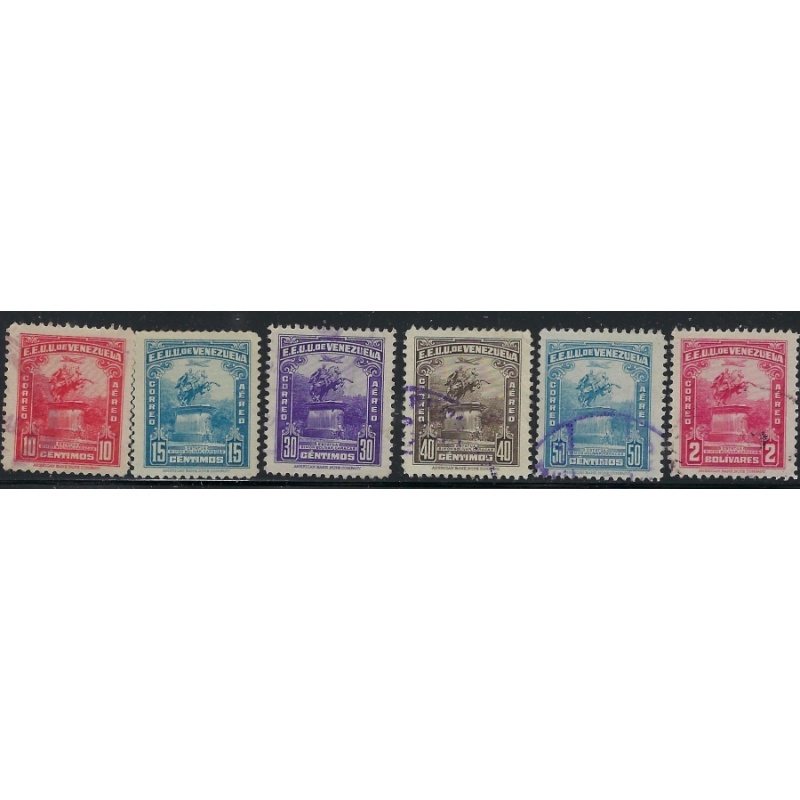 Venezuela C144/C146/C149/C150/C152/C159 Used 1942-44 issues (ak4388)