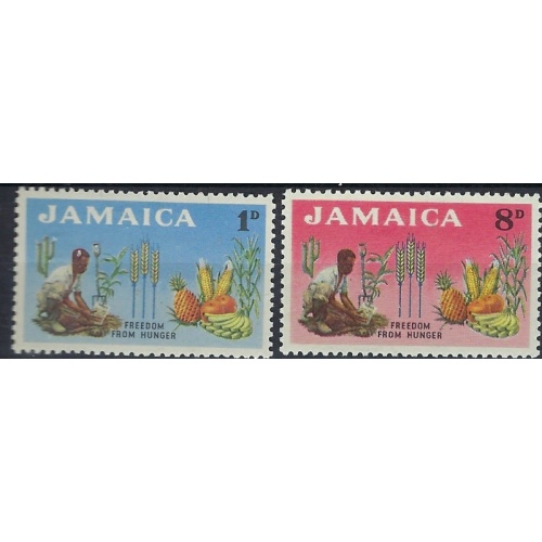 Jamaica 201-02 MLH 1963 Freedom from Hunger (an9574)