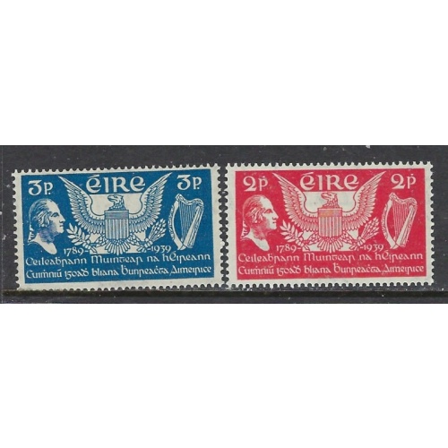 Ireland 103-04 MNH 1939 American Constitution (ap8202)