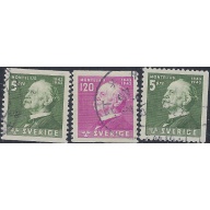 Sweden 345-47 Used 1943 set (ak5943)