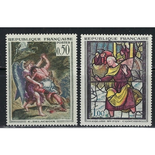 France 1054-55 MNH 1963 set (an5082)